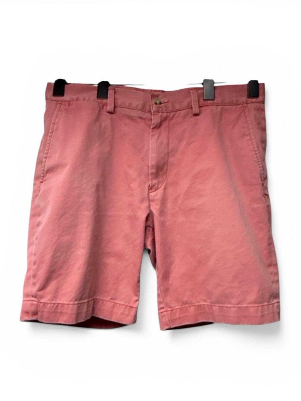 Polo Ralph Lauren Men’s Size 33 Red Pink Chino Shorts 9” Inseam Preppy Classic